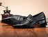 Elegant Patent Leather Oxford Loafers for Men - Versatile Dress Shoes for Weddings and Office Occasions - Comfortable Slip-On Style with Pointed Toe Design